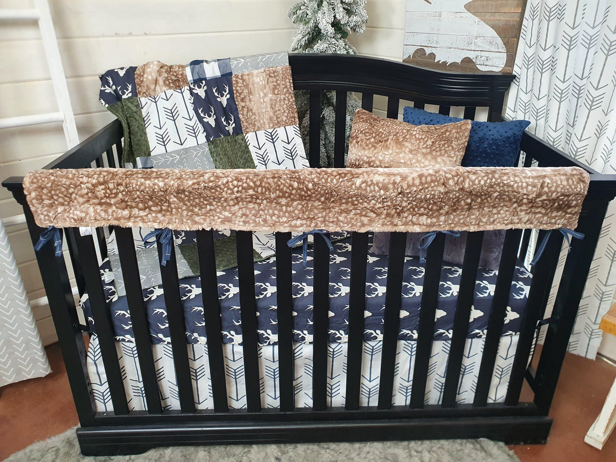 Boy Crib Bedding - Buck Woodland Crib Bedding Collection - DBC Baby Bedding Co 