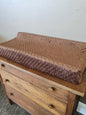 Changing Pad Cover - Minky in Brown - DBC Baby Bedding Co 