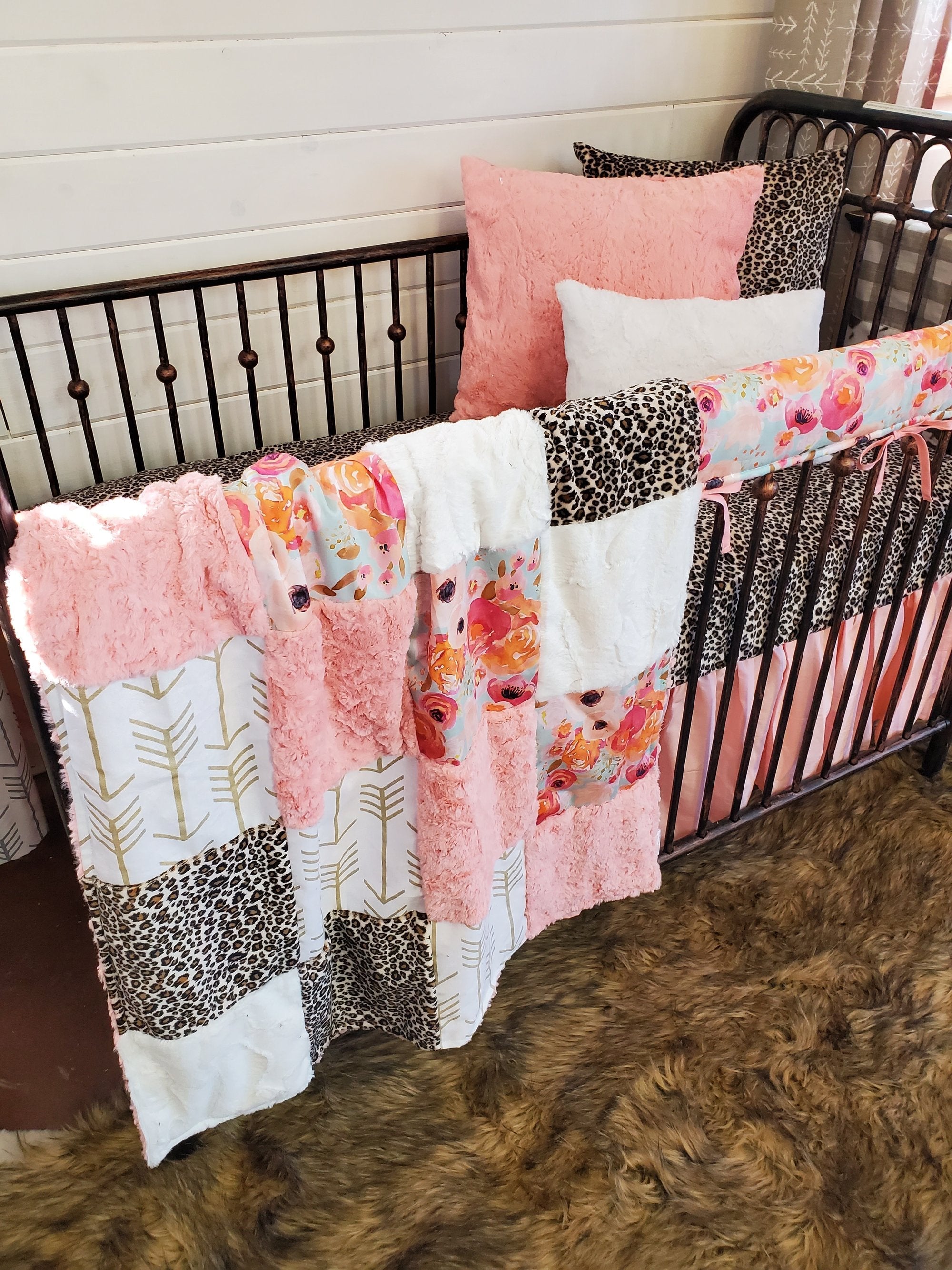 Floral Crib Bedding Collection