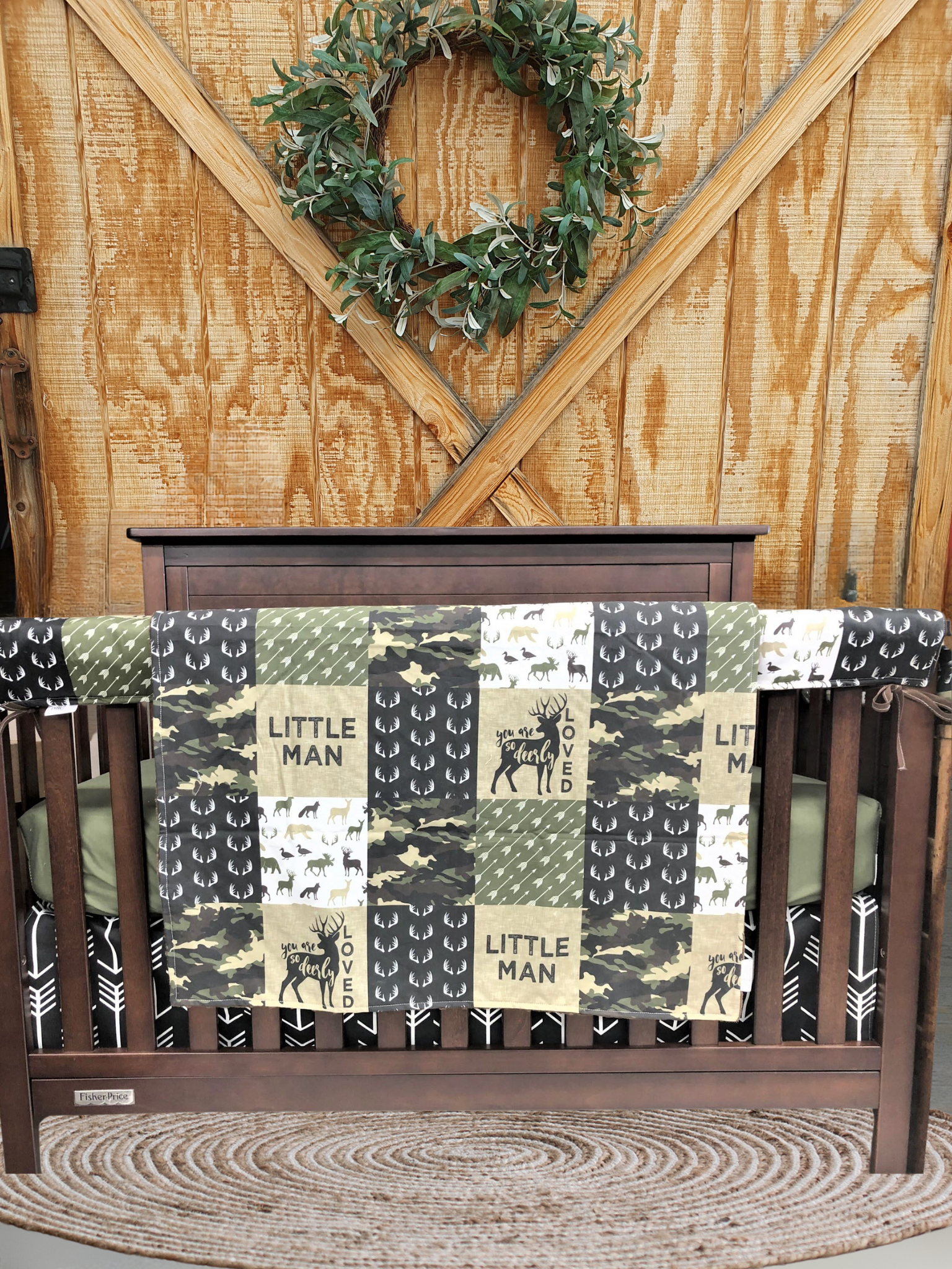 Boy Woodland Crib Bedding