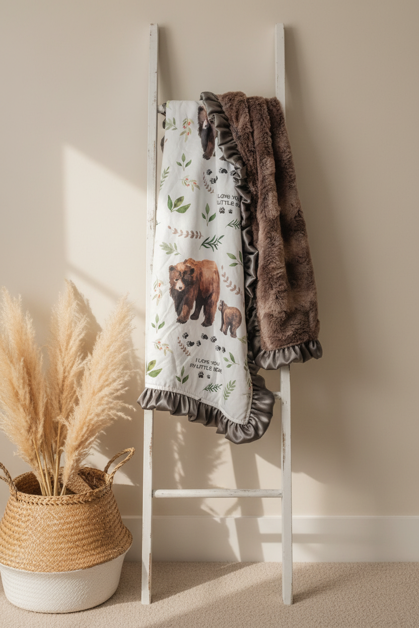 Ruffle Blanket - DBC Baby Bedding Co 