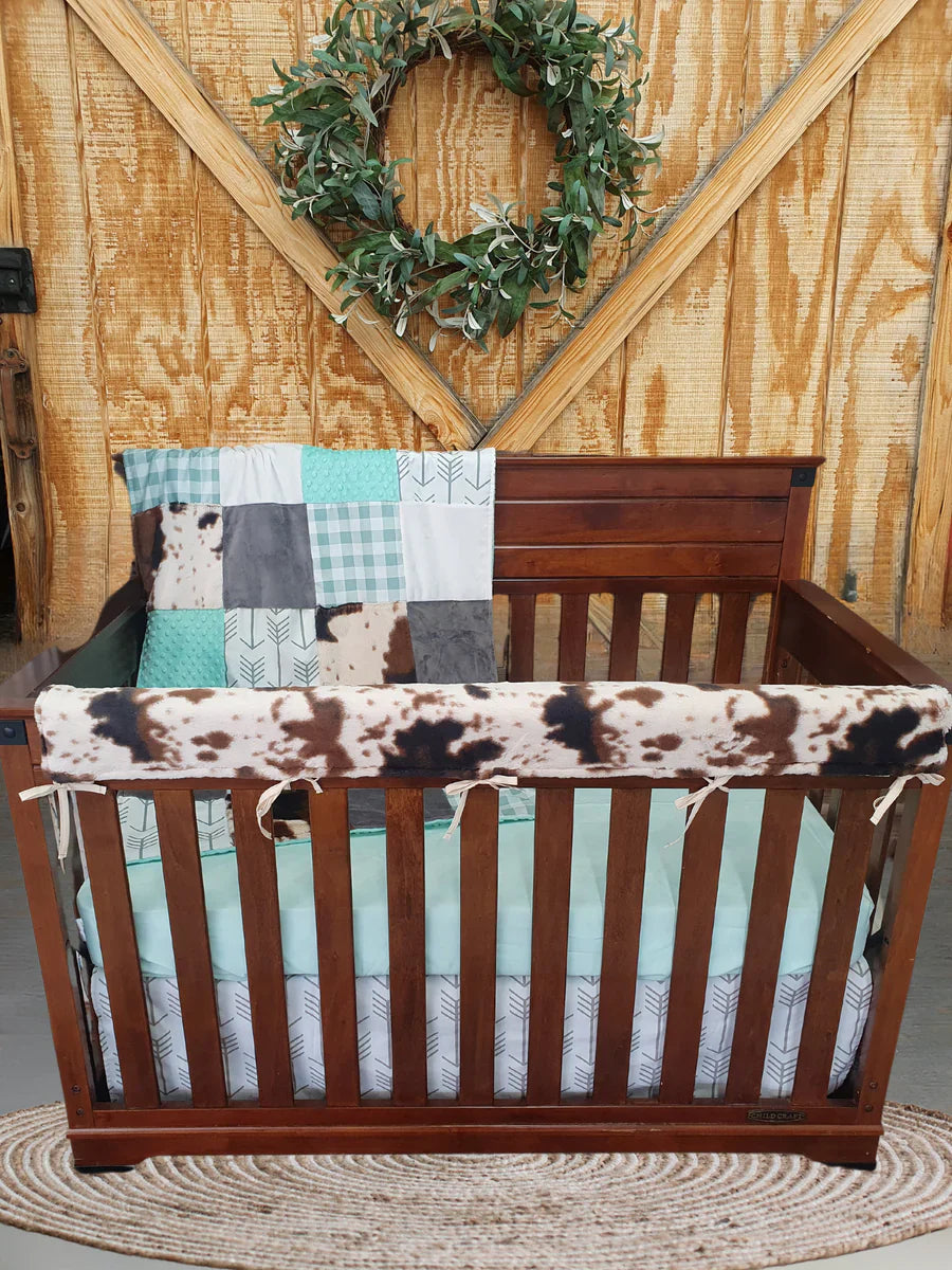 Neutral Western Crib Bedding