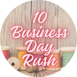 10 Business Day Rush Fee - DBC Baby Bedding Co 