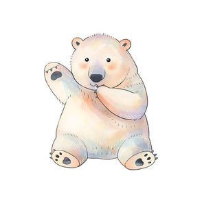 Baby Lovey - Polar Bear and gray minky with gray satin ruffle - DBC Baby Bedding Co 