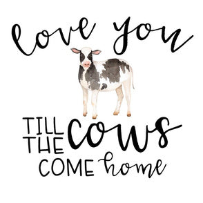 Baby Lovey - Love You til the Cows Come Home and black minky with black white cow print satin ruffle - DBC Baby Bedding Co 