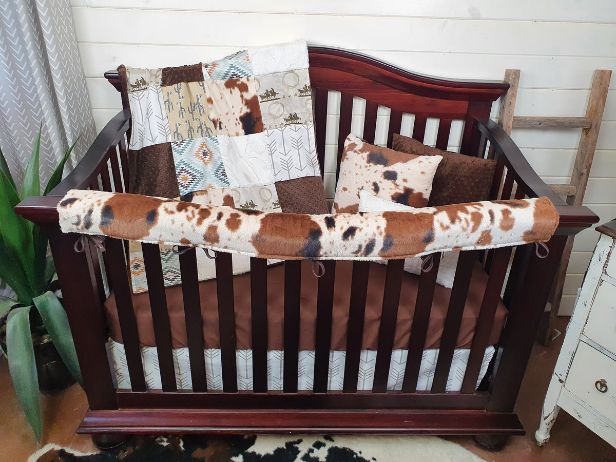 New Release Boy Crib Bedding- Roping Cowboy and Cow Minky Western Baby Bedding &amp; Nursery Collection - DBC Baby Bedding Co 