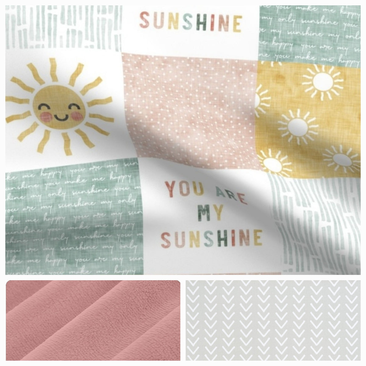 New Release Girl Crib Bedding - You Are My Sunshine Boho Baby Bedding Collection - DBC Baby Bedding Co 