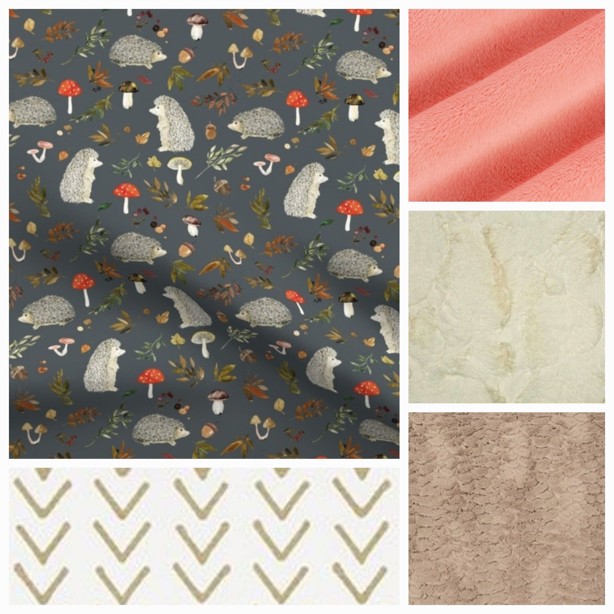 New Release Girl Crib Bedding- Hedghog Woodland Baby Bedding & Nursery Collection - DBC Baby Bedding Co 