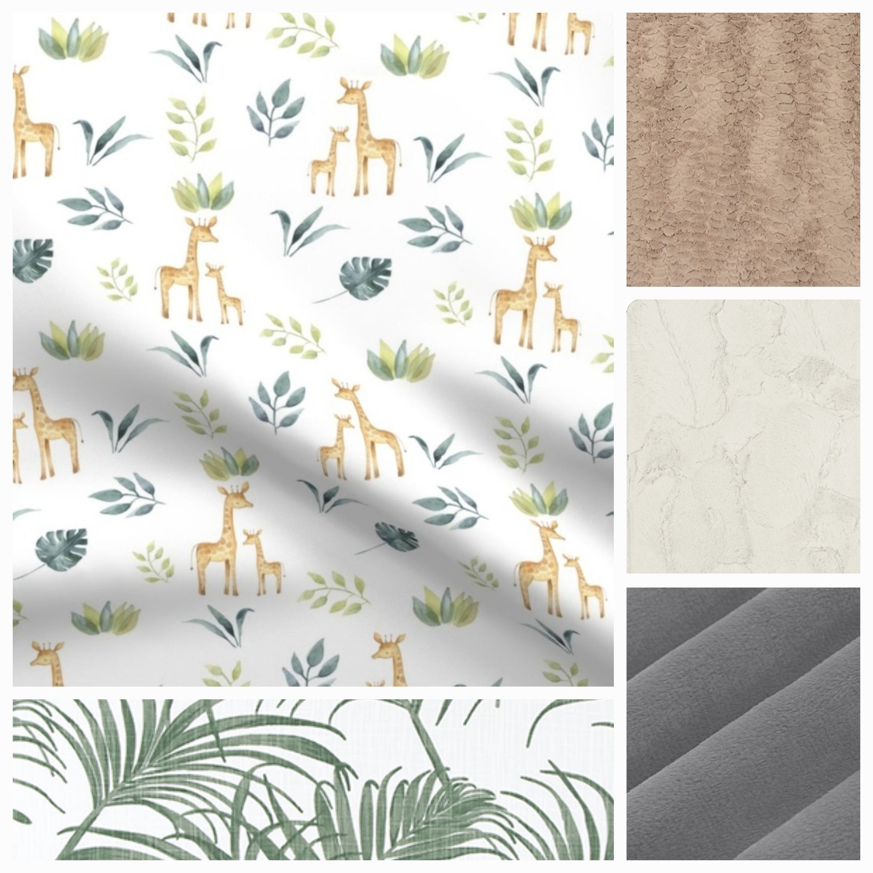 New Release Neutral Crib Bedding- Giraffe Safari Baby Bedding Collection - DBC Baby Bedding Co 