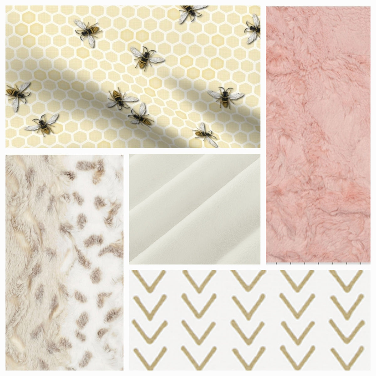 New Release Girl Crib Bedding- Bees and Honeycomb Nature Baby Bedding Collection - DBC Baby Bedding Co 