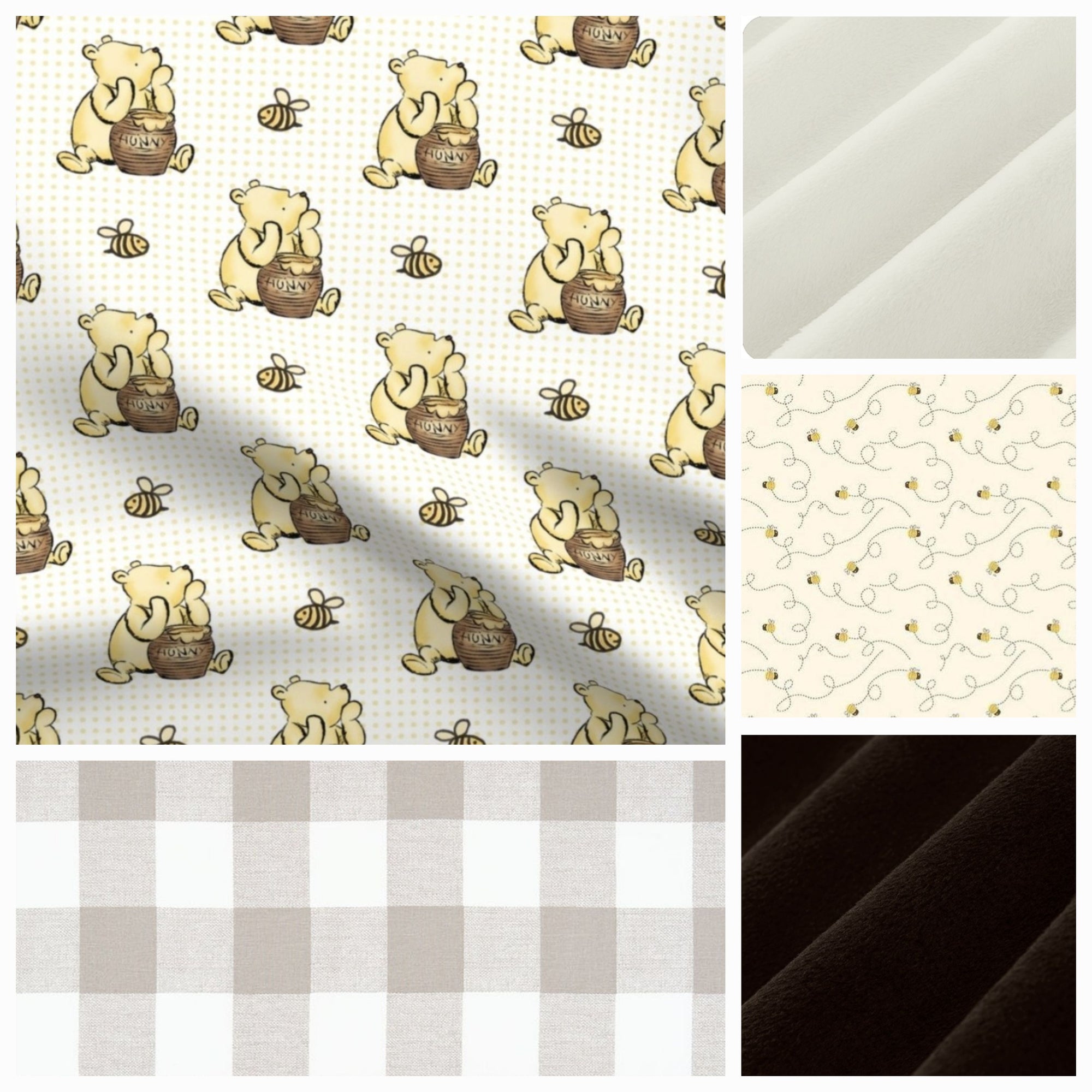 New Release Neutral Crib Bedding- Classic Winnie Pooh Baby Bedding Collection - DBC Baby Bedding Co 
