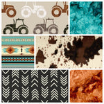 New Release Boy Crib Bedding- Tractor and  Cow Minky Farm Baby Bedding & Nursery Collection - DBC Baby Bedding Co 