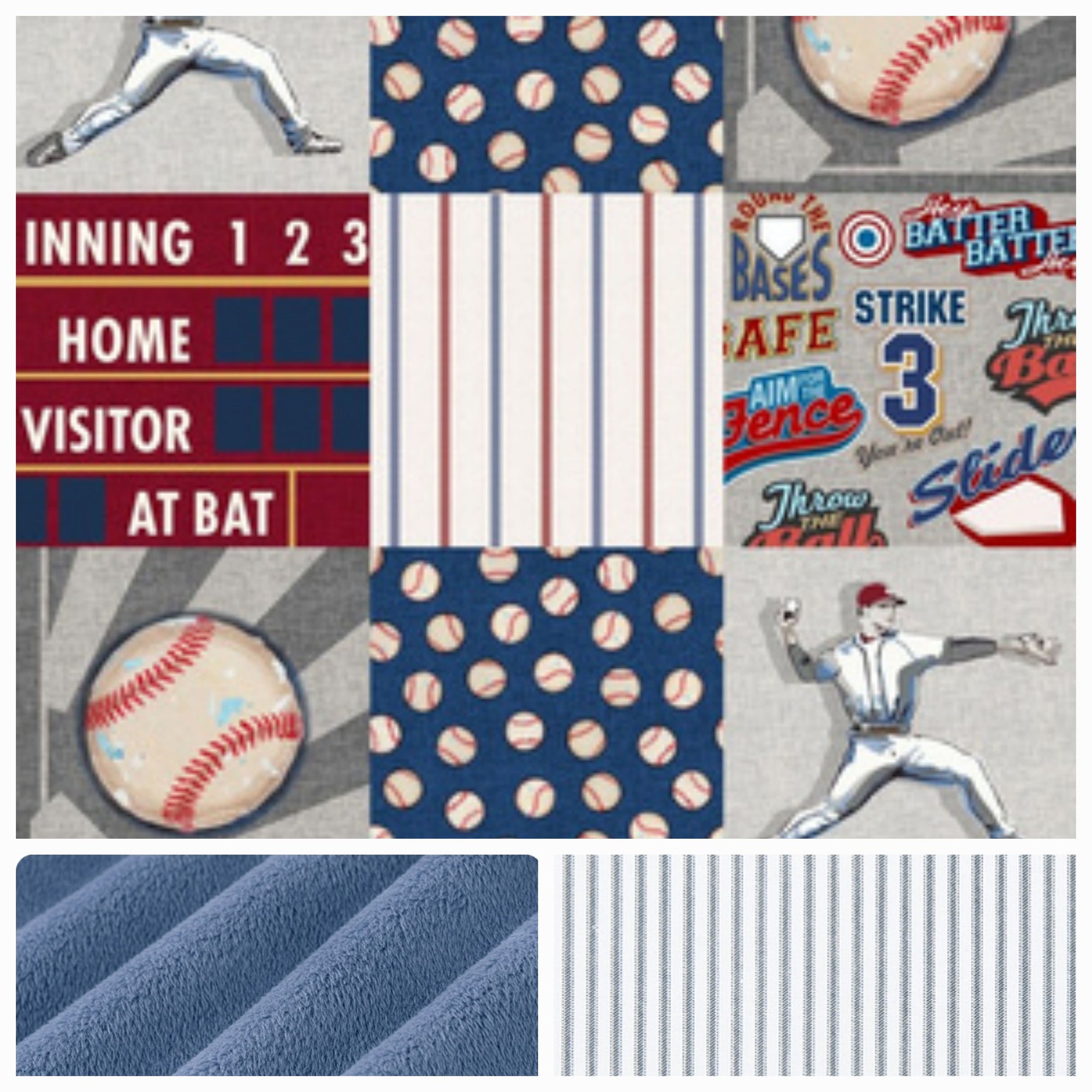 New Release Boy Crib Bedding - Baseball Sports Bedding & Nursery Collection - DBC Baby Bedding Co 