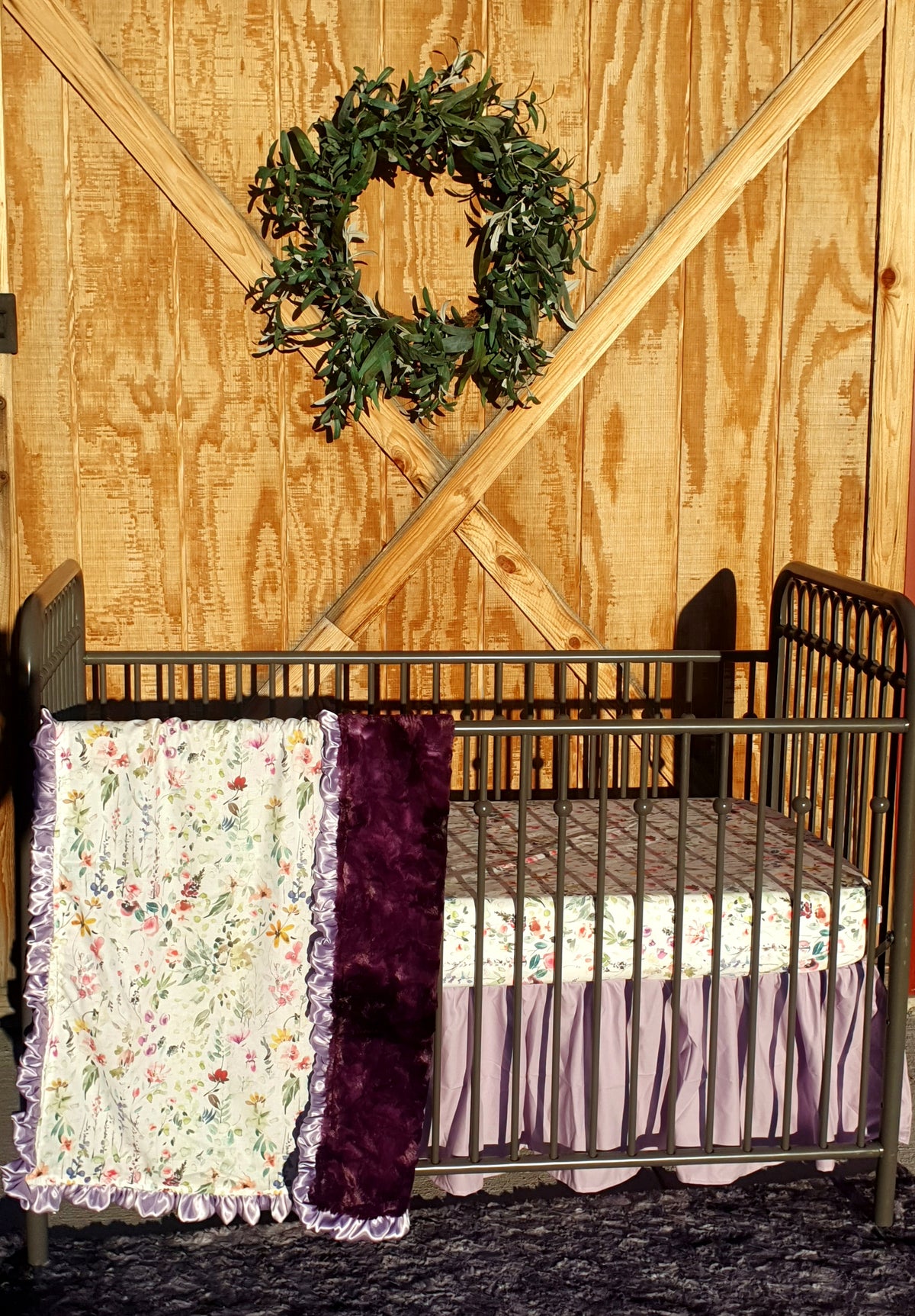 New Release Girl Crib Bedding- Wildflower Nature Baby Bedding Collection - DBC Baby Bedding Co 