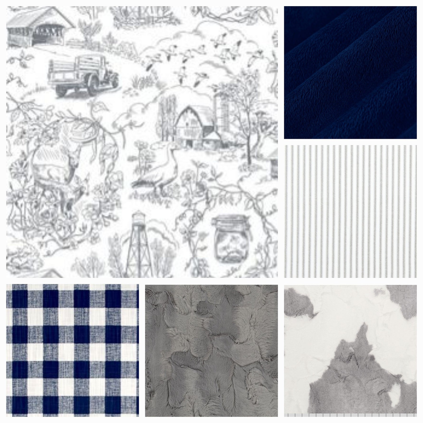 New Release Boy Crib Bedding - Farm Toile Bedding & Nursery Collection - DBC Baby Bedding Co 