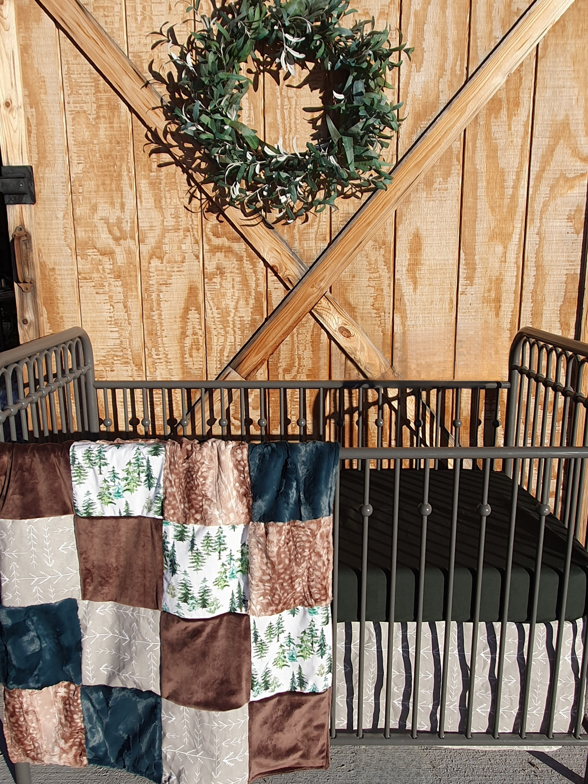 New Release Neutral Crib Bedding- Pine Tree Woodland Baby Bedding &amp; Nursery Collection - DBC Baby Bedding Co 