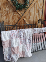 New Release Girl Crib Bedding- Dusty Rose Classic Winnie Pooh Toile Baby Bedding & Nursery Collection - DBC Baby Bedding Co 