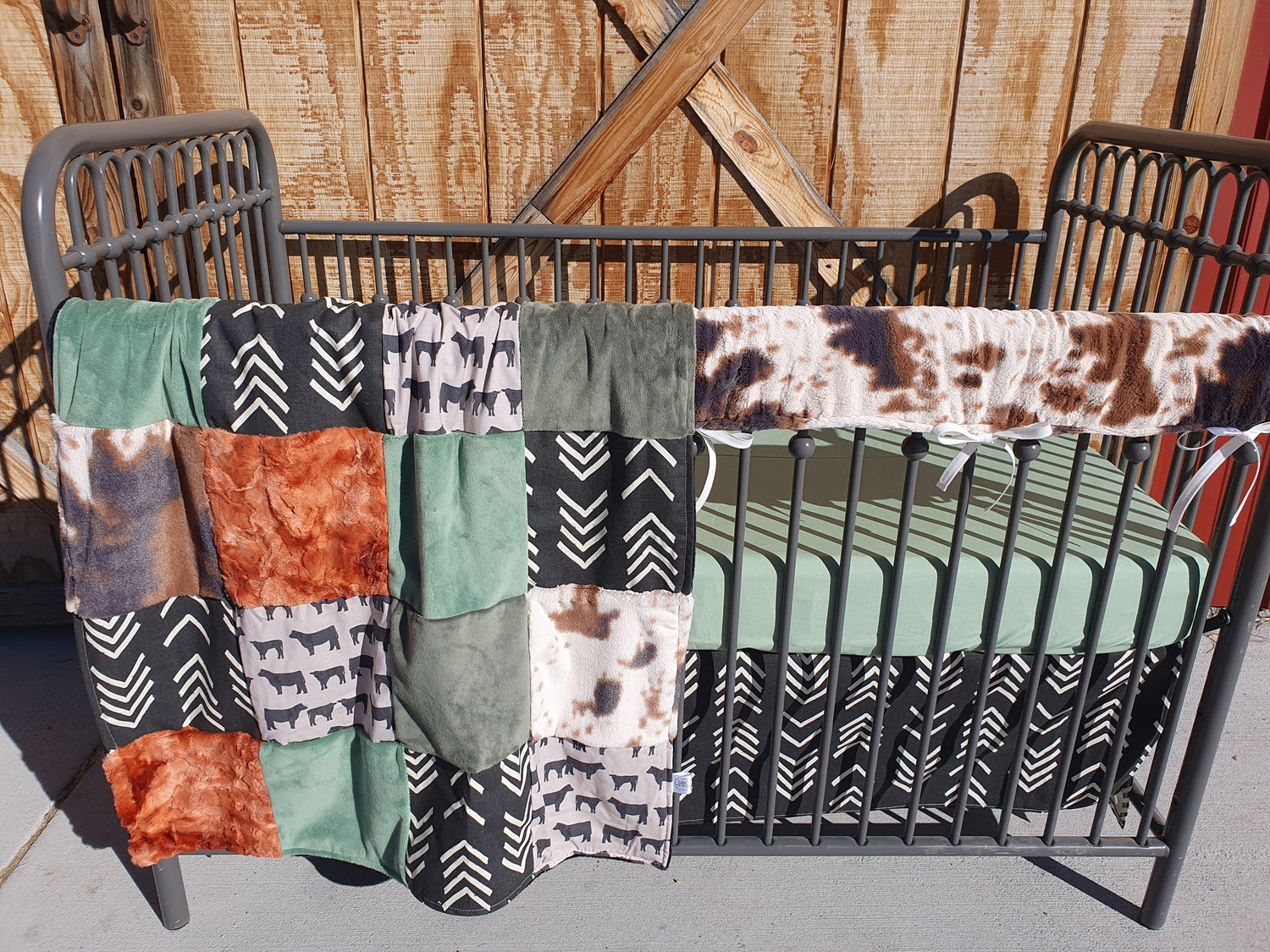 New Release Boy Crib Bedding- Boho Angus Western Baby & Toddler Bedding Collection - DBC Baby Bedding Co 