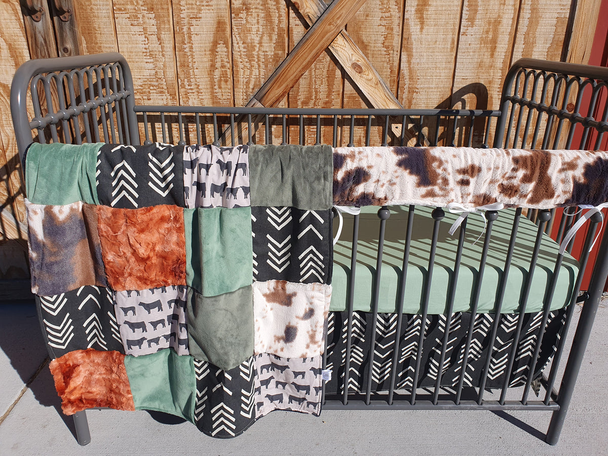 New Release Boy Crib Bedding- Boho Angus Western Baby &amp; Toddler Bedding Collection - DBC Baby Bedding Co 