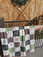 New Release Neutral Crib Bedding- And the Adventure Begins Woodland Crib Bedding Collection - DBC Baby Bedding Co 