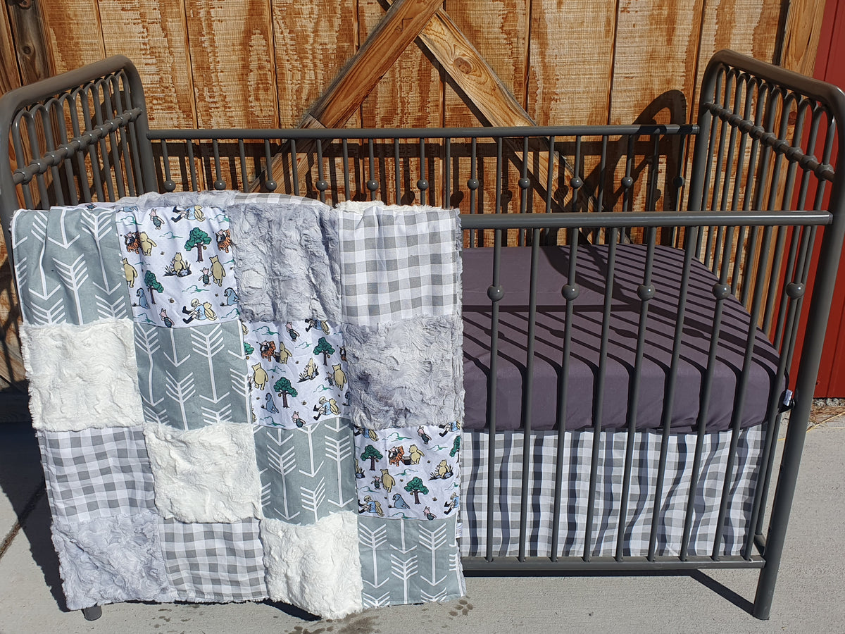 Live Bedding Sale - Pooh Bear Collection - DBC Baby Bedding Co 
