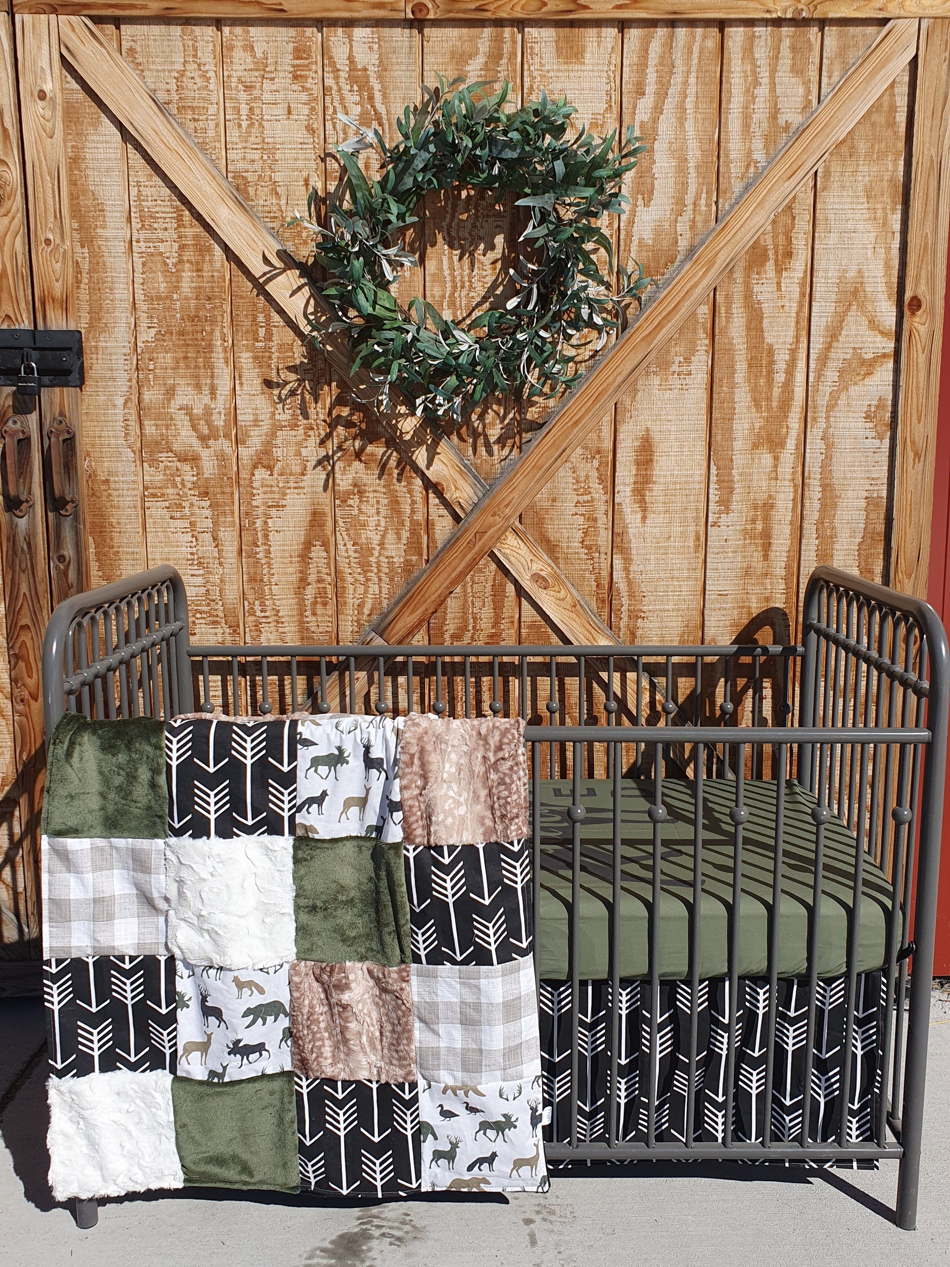 Live Bedding Sale - Woodland Animal Collection - DBC Baby Bedding Co 