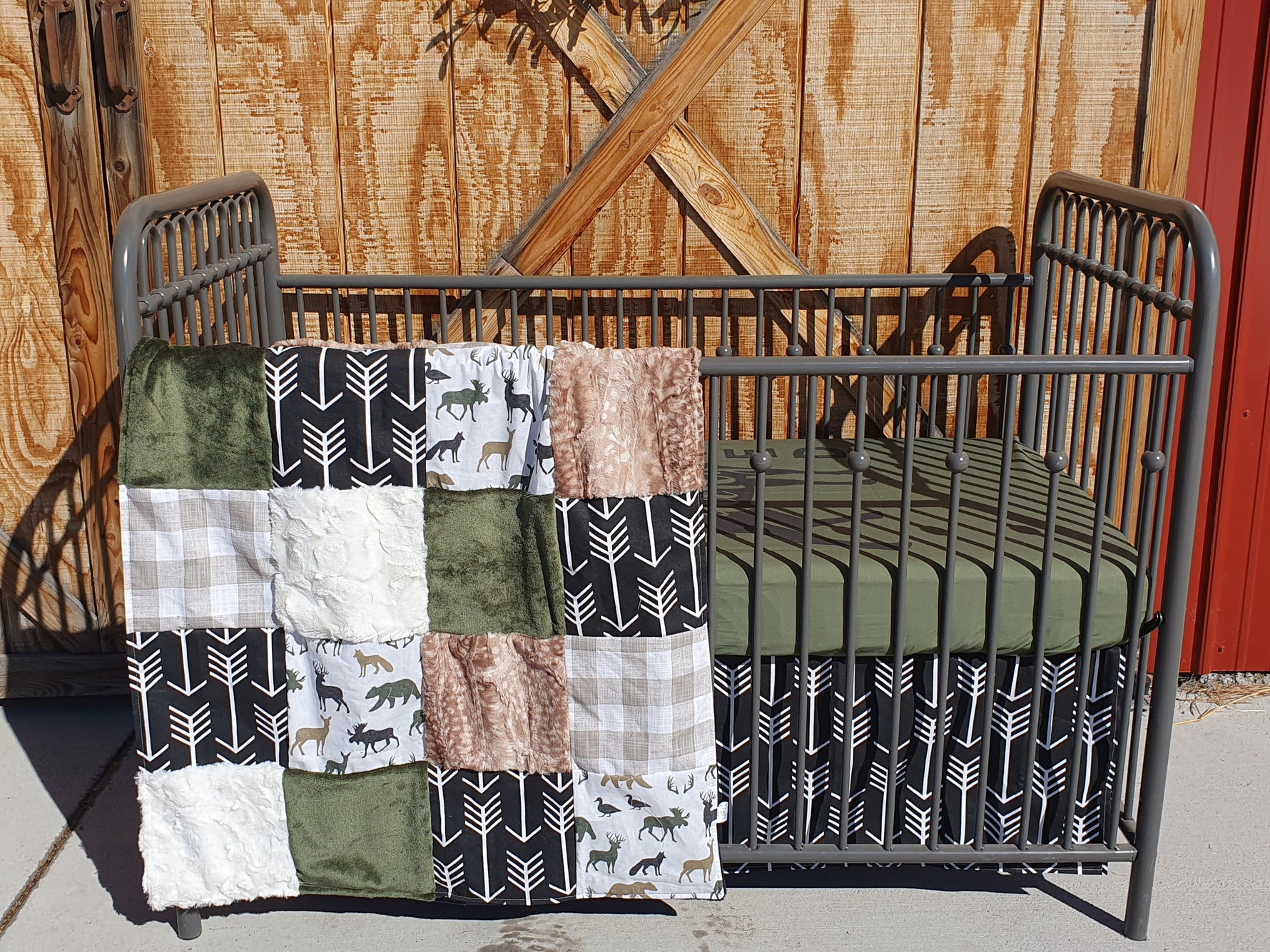 Live Bedding Sale - Woodland Animal Collection - DBC Baby Bedding Co 