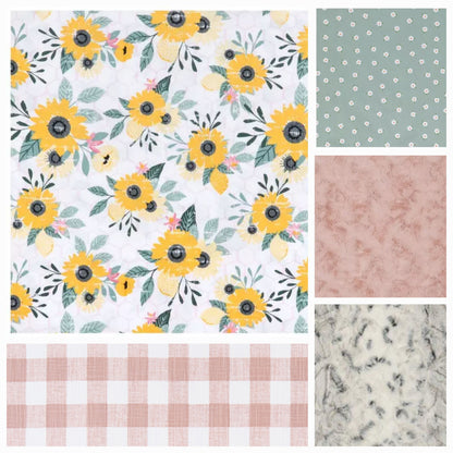 New Release Girl Crib Bedding- Sunflower and Daisy Floral Baby & Toddler  Bedding Collection - DBC Baby Bedding Co 