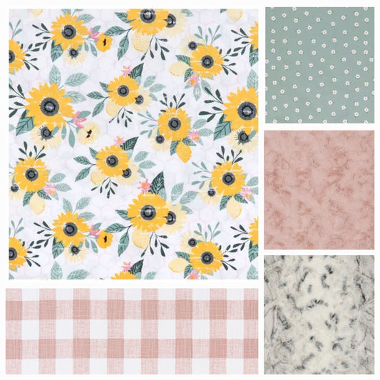 New Release Girl Crib Bedding- Sunflower and Daisy Floral Baby & Toddler  Bedding Collection - DBC Baby Bedding Co 