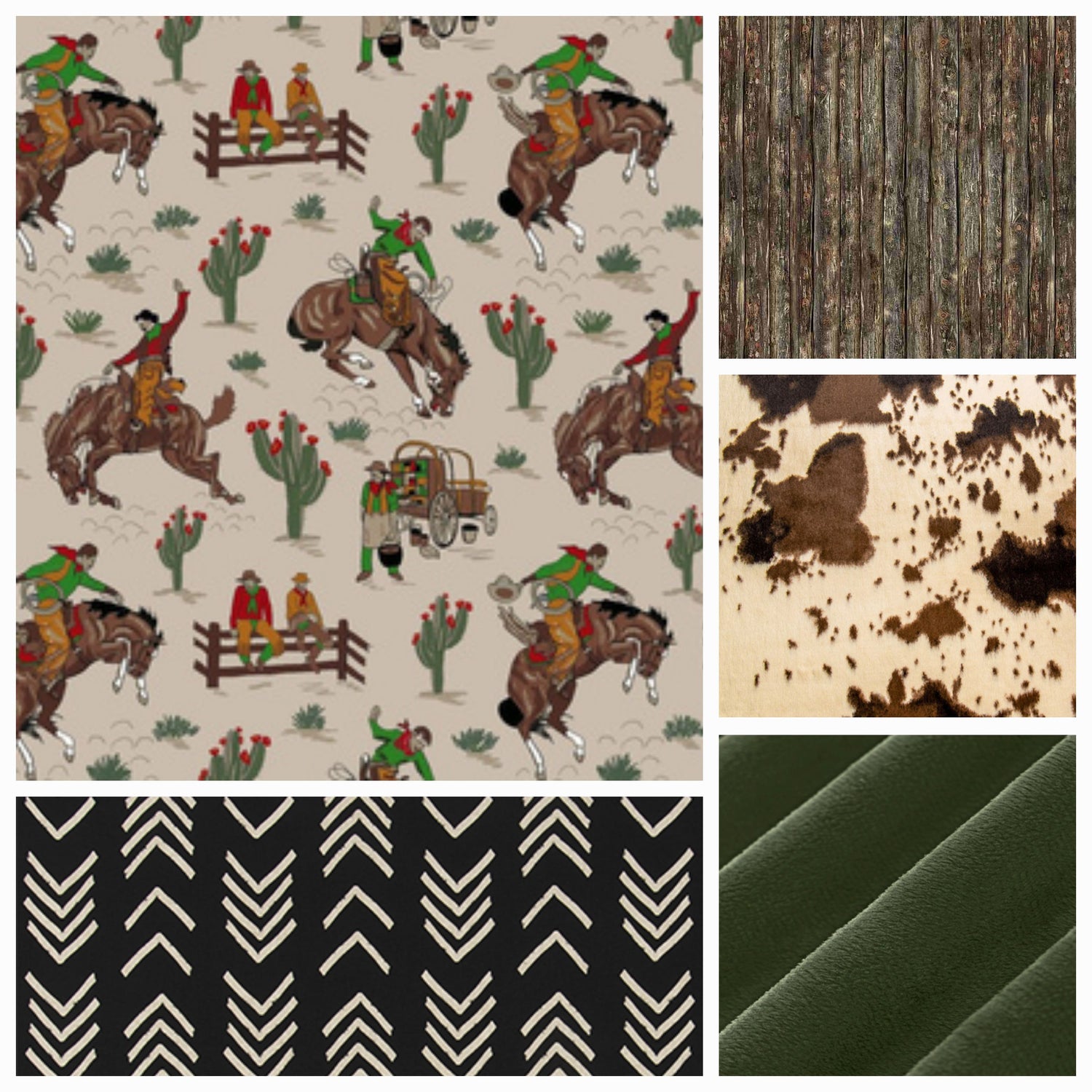 New Release Boy Crib Bedding- Ride 'Em Cowboys and Cow Minky Western Baby & Toddler Bedding Collection - DBC Baby Bedding Co 