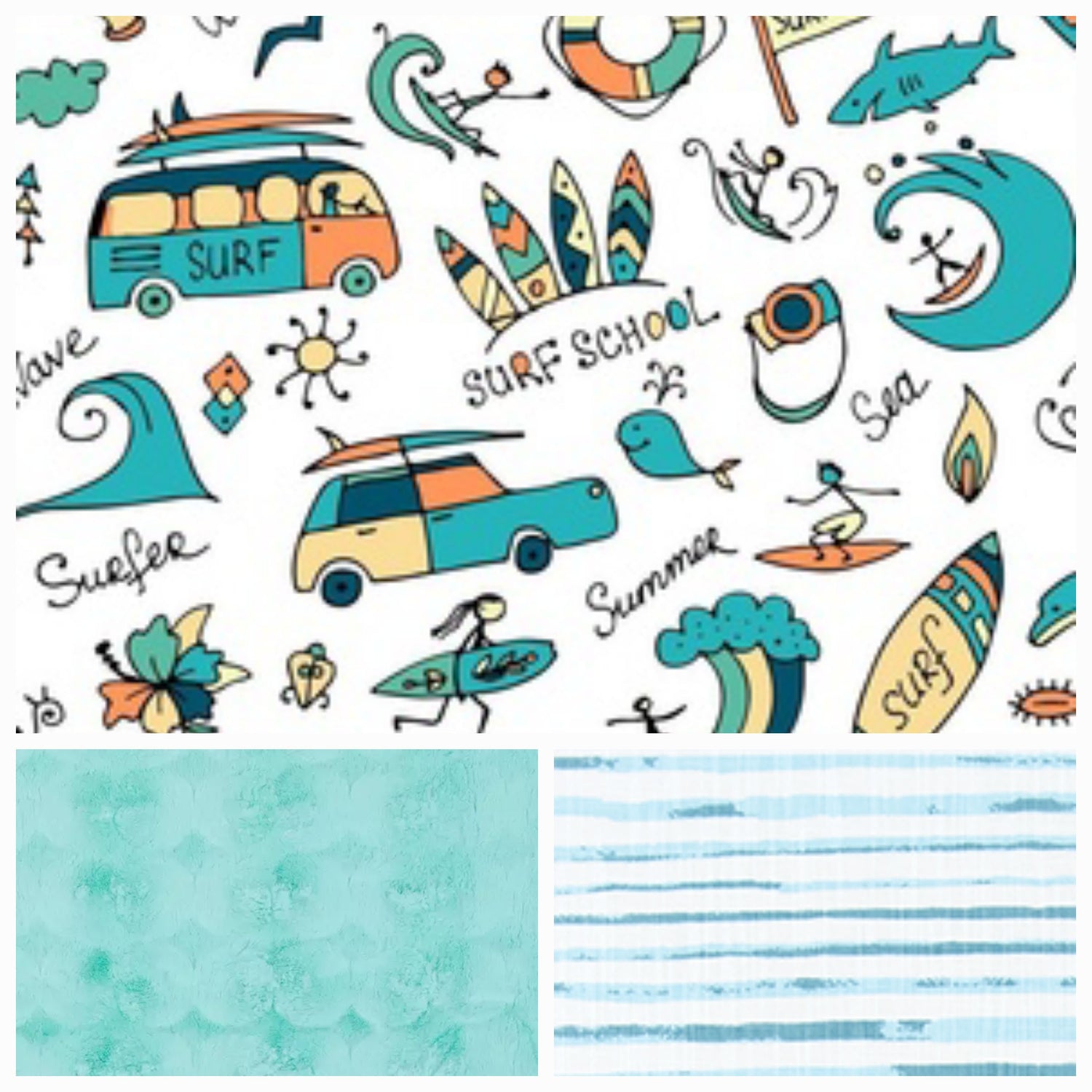 New Release Boy Crib Bedding- Surfs Up Surfer Nautical Baby Bedding Collection - DBC Baby Bedding Co 