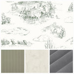 New Release Neutral Crib Bedding- Classic Winnie Pooh Toile Baby Bedding & Nursery Collection - DBC Baby Bedding Co 