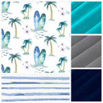 New Release Boy Crib Bedding- Surfboards Surfer Nautical Baby Bedding Collection - DBC Baby Bedding Co 