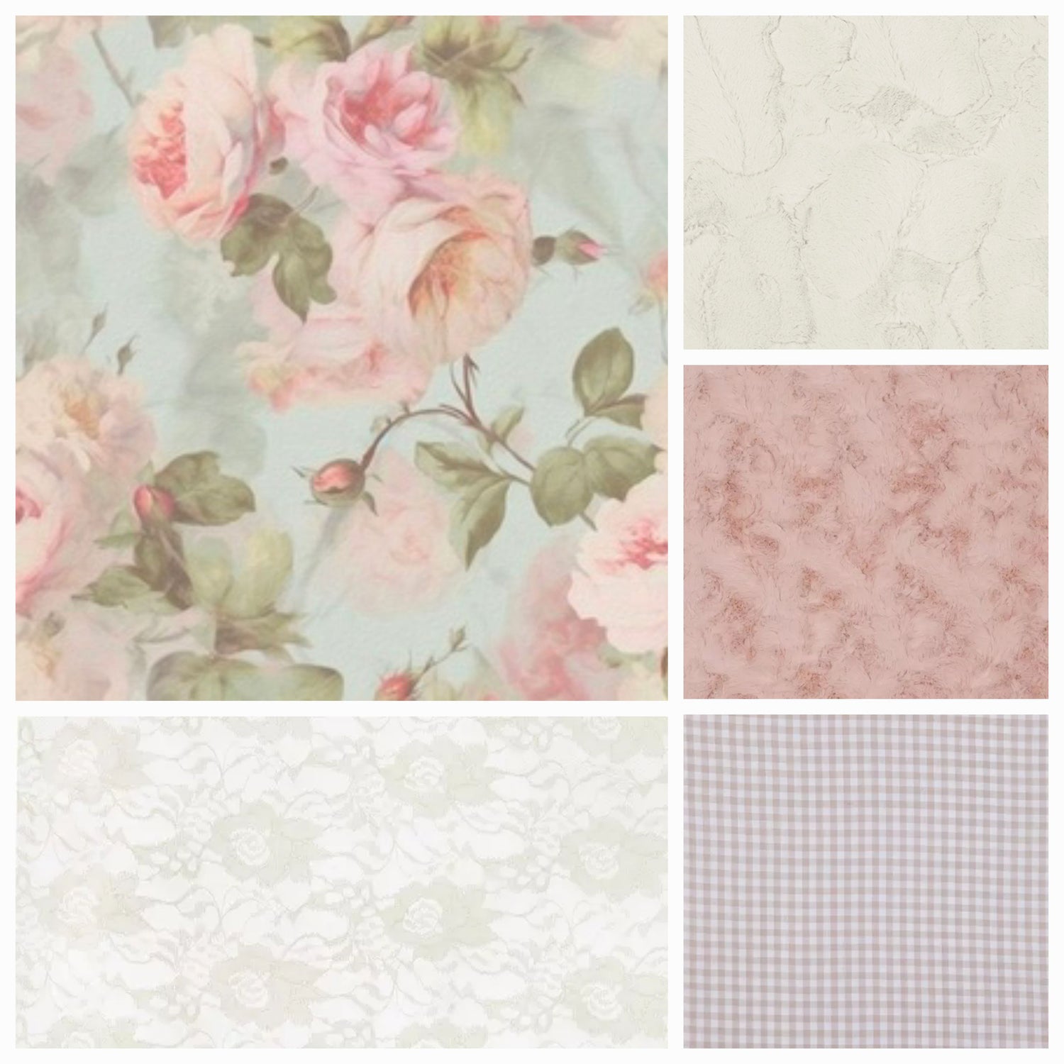 New Release Girl Crib Bedding - Robin Egg Rose and Lace Cottage Baby Bedding & Nursery Collection - DBC Baby Bedding Co 