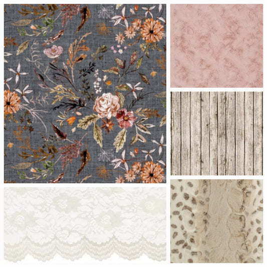 New Release Girl Crib Bedding - Fable Floral Cottage Baby Bedding & Nursery Collection - DBC Baby Bedding Co 