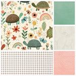 Girl Crib Bedding- Turtles, Butterflies, and Wildflowers Nature Baby & Toddler Bedding Collection - DBC Baby Bedding Co 