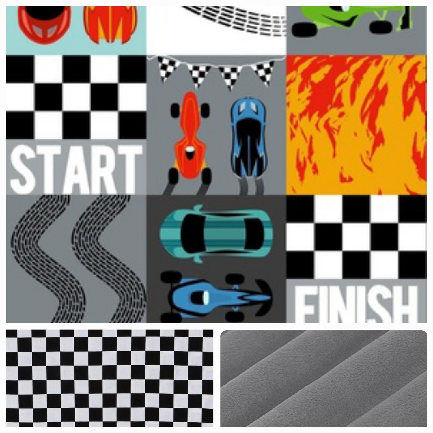 Boy Crib Bedding- Race Cars Baby & Toddler Bedding Collection - DBC Baby Bedding Co 