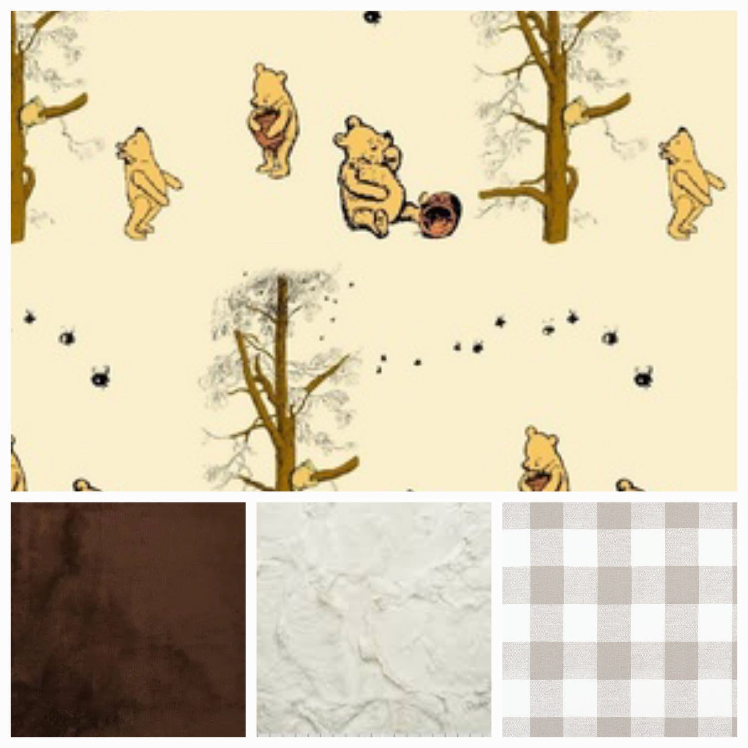 Classic Winnie Pooh Crib Bedding