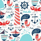 New Release Boy Crib Bedding- Out at Sea Nautical Baby Bedding Collection - DBC Baby Bedding Co 