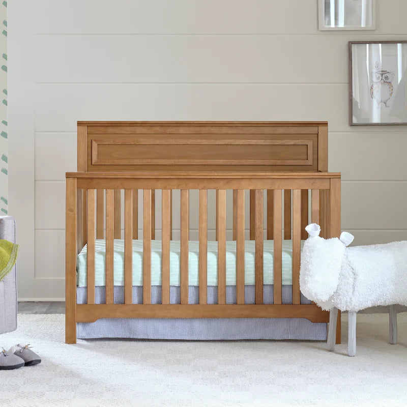Standard Cribs - Autumn 4 in 1 Crib in Chestnut - DBC Baby Bedding Co 