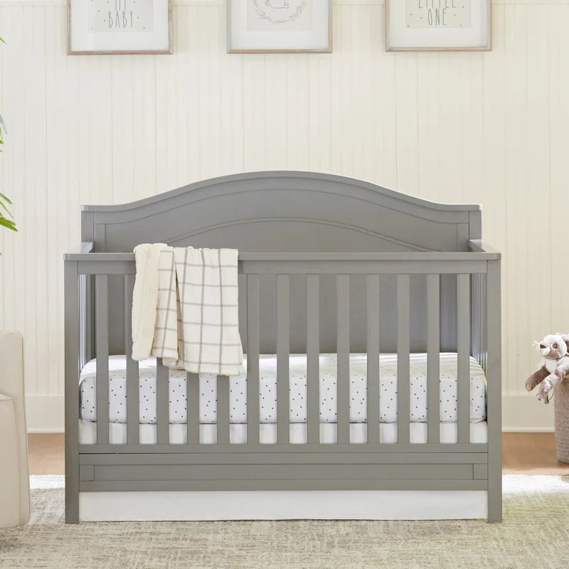 Standard Cribs Charlie Convertible Crib in Gray DBC Baby Bedding Co