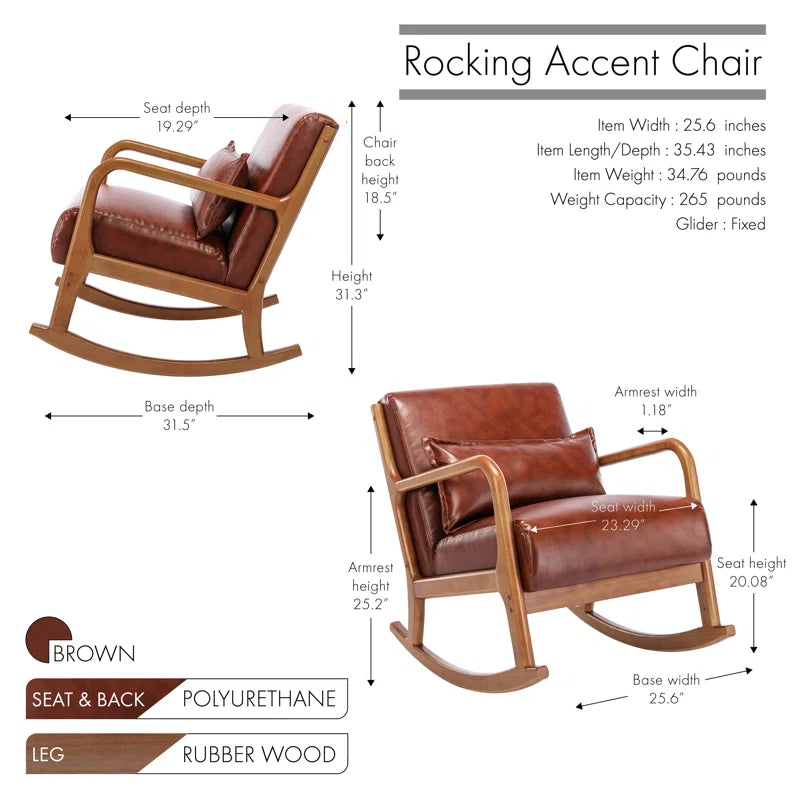 Chair -Juni Rocking Accent Chair - DBC Baby Bedding Co 