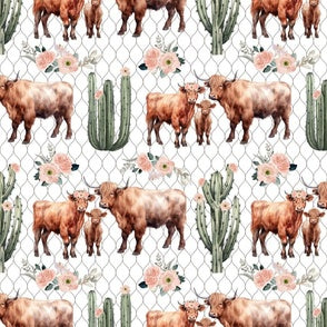 New Release Girl Crib Bedding- New to the Herd Highland Cow Western Baby & Toddler  Bedding Collection - DBC Baby Bedding Co 