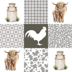New Release Neutral Crib Bedding - Highland Cow Farm Baby Bedding &amp; Nursery Collection - DBC Baby Bedding Co 