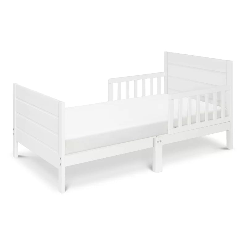 Toddler Bed - Modena Farmhouse Bed in White - DBC Baby Bedding Co 