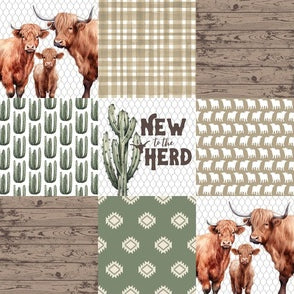 New Release Boy Crib Bedding- New to the Herd Highland Cow Western Baby & Toddler  Bedding Collection - DBC Baby Bedding Co 