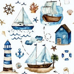 New Release Boy Crib Bedding- Sailboats Nautical Baby Bedding Collection - DBC Baby Bedding Co 