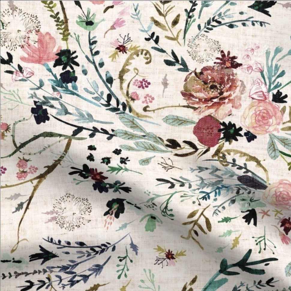 Crib Sheet - Woodland Floral - DBC Baby Bedding Co 