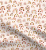 Crib Sheet - Blush Boho Rainbow - DBC Baby Bedding Co 