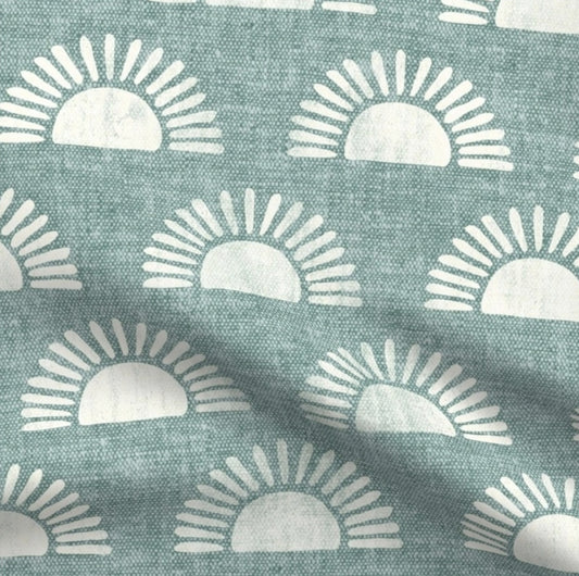 Crib Sheet - Teal Boho Sunshine - DBC Baby Bedding Co 